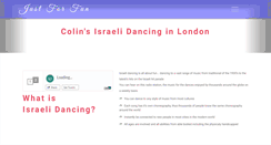 Desktop Screenshot of israeli-dancing.co.uk
